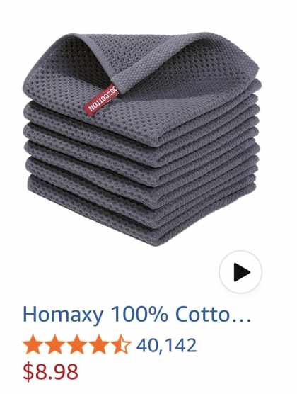 Homaxy Cotton Dish Cloths