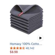 Homaxy Waffle Weave Dish Cloths